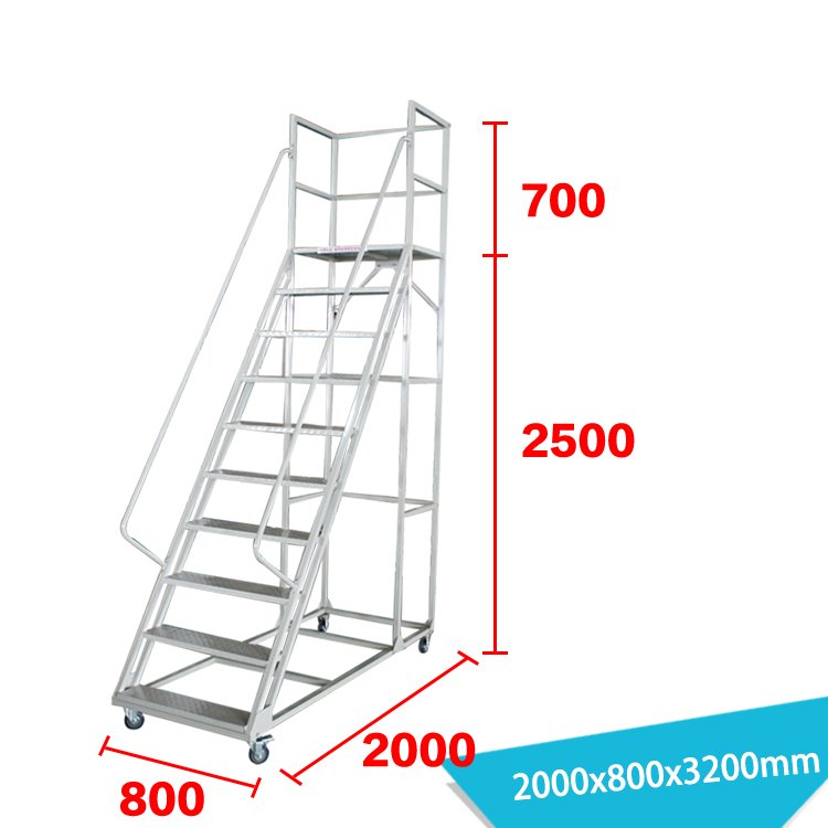 Escalera de almacen 2.50m (Bender Trading)